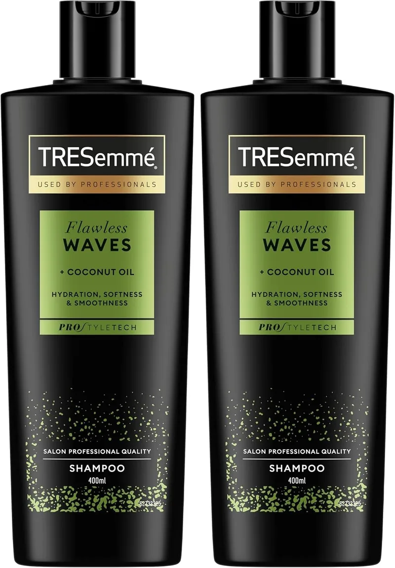 Unilever ▫️ TRESemmé Champô Nutritivo Ondas e Caracóis 400 ml (Embalagem de 2)