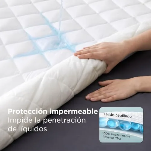 Bedsure ▫️ Proteção Impermeável para Colchão 140x200 - Cobre colchões até 40 cm 2