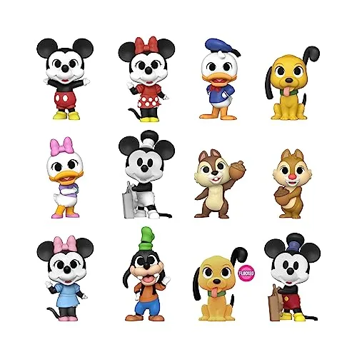 Funko ▫️ Mystery Mini - Clássicos da Disney - 1 de 12 para colecionar - Modelos variados - Minifigura colecionável em vinil - Ideia para presente - Produto oficial - Brinquedos para crianças e adultos - Fãs de filmes 2