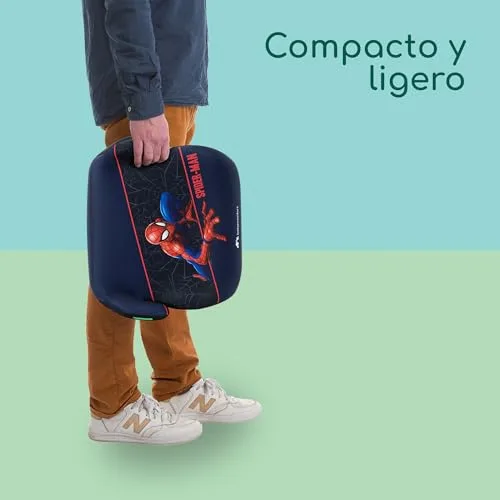 Bebeconfort ▫️ Marvel Manga i-Safe, Assento elevatório para automóvel, Cadeira auto Marvel Legends Spiderman, 6-12 anos, 128–150 cm, 22-36 kg, Leve, fácil instalação com cinto de segurança, almofadada, Spiderman autêntico 5