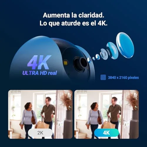 EZVIZ ▫️ C6N G1 4K (conjunto de 2) Câmara de vigilância Wi-Fi para interiores com visão de 360° 3