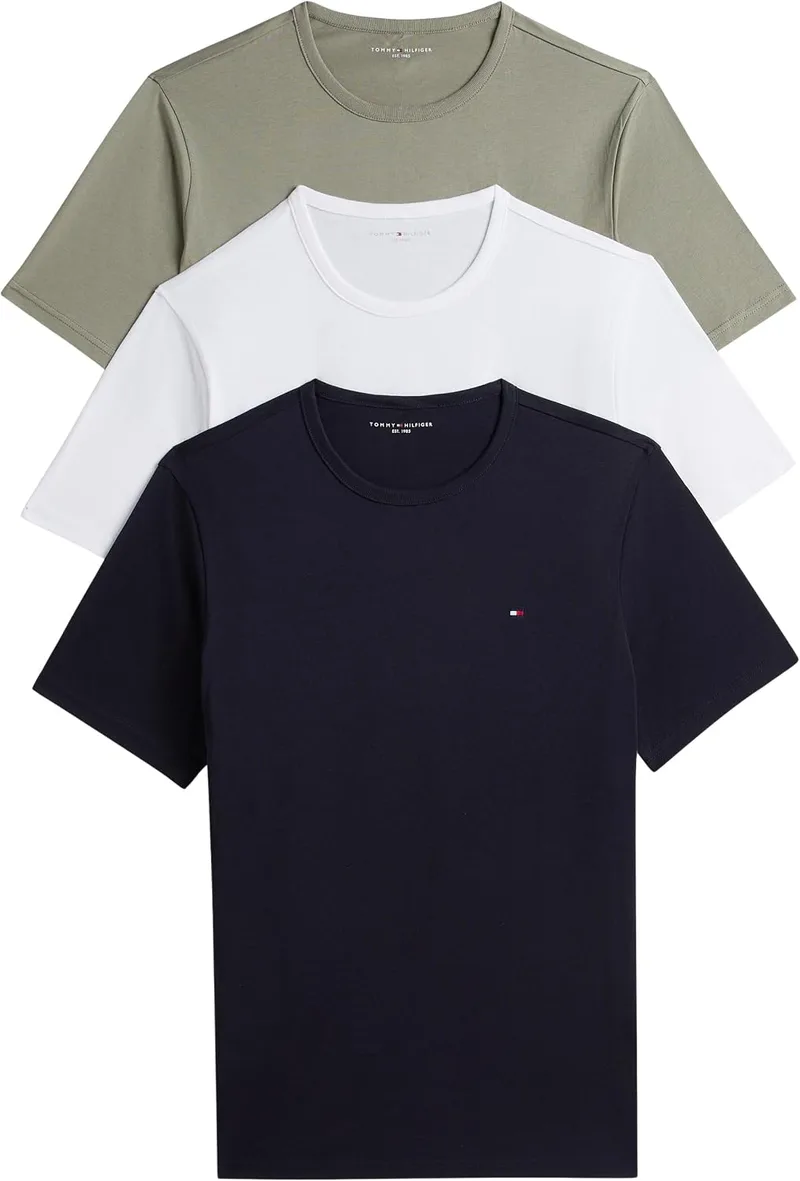 Tommy Hilfiger ▫️ 3p SS tee Um0um03870 Camiseta de manga curta para homem