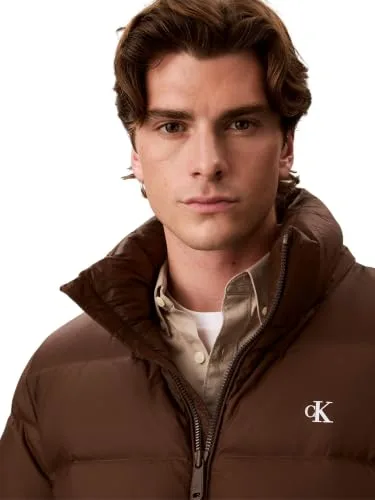 Calvin Klein ▫️ Ls Nylon Zip Off Hood Down Puffe Lv04rg515g Casacos para Homem 3