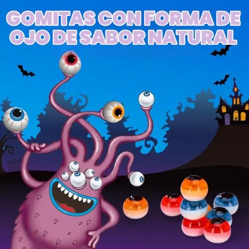 Amos ▫️ Pastilhas de Goma de Halloween 4D Olhos 240 g 4