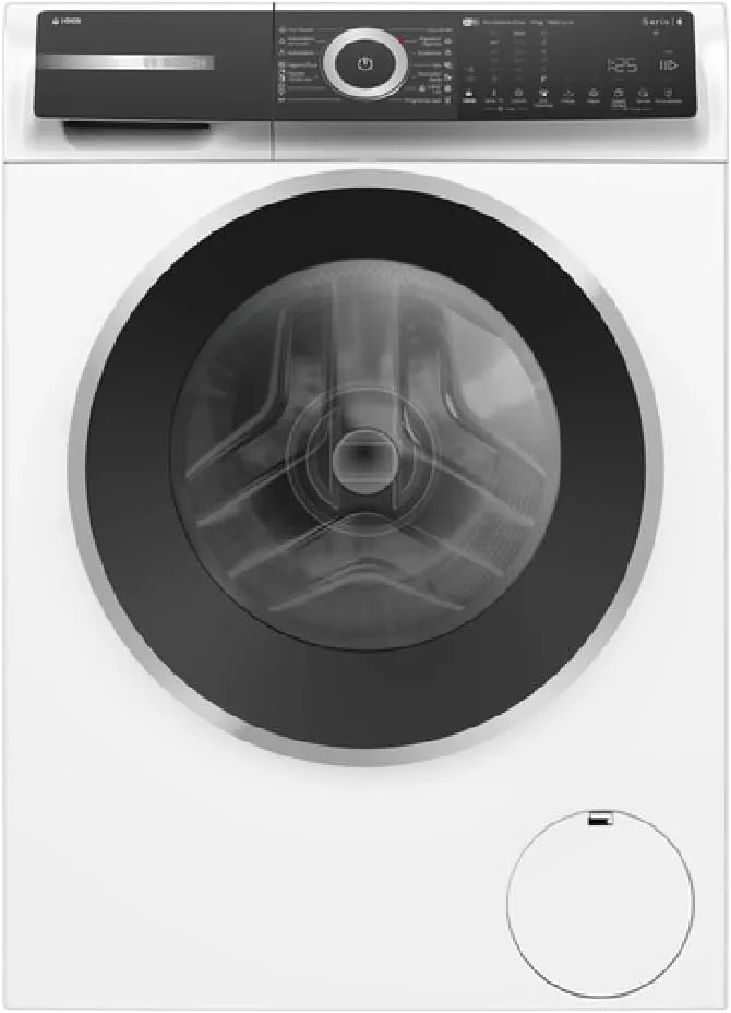 Bosch ▫️ Máquina de lavar roupa de carregamento frontal, 10 kg, 1600 rpm, i-DOS, Branco, WGE03400EP
