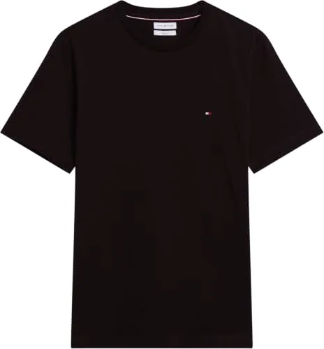 Tommy Hilfiger ▫️ Camiseta de manga curta para homem Seasonal Solid tee com gola redonda 5