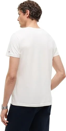 Tommy Hilfiger ▫️ Camiseta de manga curta para homem, corte justo 2