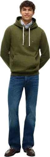 Tommy Hilfiger ▫️ ESS Seasonal Fleece Hoody Mw0mw39997 Camisola com capuz para homem 4