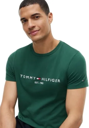 Tommy Hilfiger ▫️ Camiseta de manga curta para homem, corte justo 3