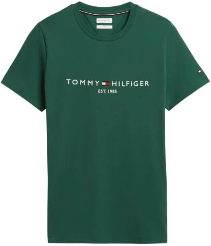Tommy Hilfiger ▫️ Camiseta de manga curta para homem, corte justo 5