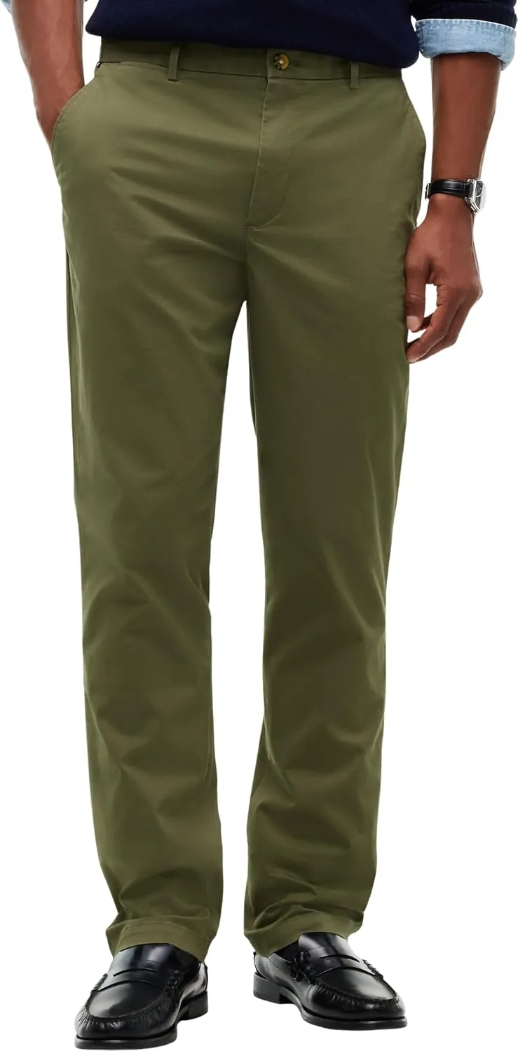 Tommy Hilfiger ▫️ Calças chino para homem Core Denton Essential Twill, corte reto