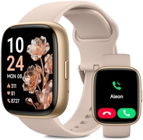 VRPEFIT ▫️ Relógio inteligente para mulheres e homens, notificações do Whatsapp, ecrã tátil HD de 1,83" com chamadas Bluetooth, frequência cardíaca, oxigénio no sangue, monitor de sono, mais de 100 modos desportivos, IP68 à prova de água para Android iOS