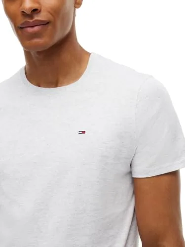 Tommy Jeans ▫️ Camiseta de manga curta para homem, em malha, corte justo 4