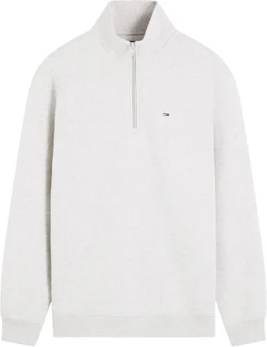 Tommy Jeans ▫️ TJM Reg Fleece 1/4zip Mock Neck Dm0dm20339 Camisola com meio fecho para homem 5