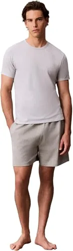 Calvin Klein ▫️ Camisolas de manga curta para homem, conjunto de 3, gola redonda, básicas 5