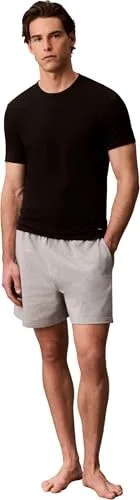 Calvin Klein ▫️ Camisolas de manga curta para homem, conjunto de 3, com gola redonda, básicas 5