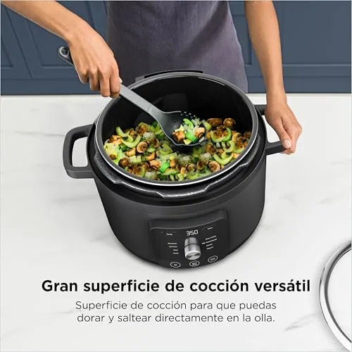 Ninja ▫️ HyperHeat, Panela de pressão 9 em 1, 6 L, cozedura lenta, panela de arroz, preta 4