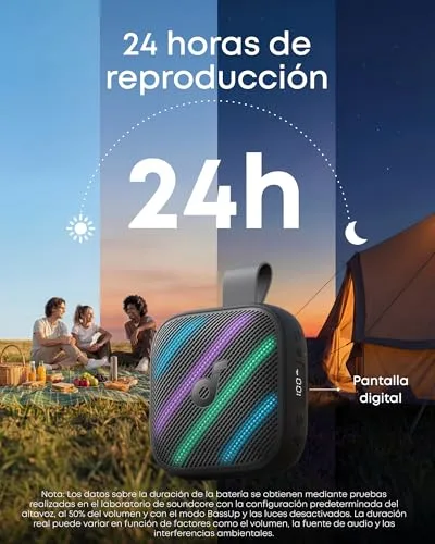 Soundcore ▫️ Altifalante portátil Boom Go 3i da Anker, 5 W, 24 h, IP68 3