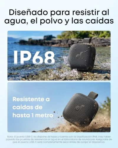 Soundcore ▫️ Altifalante portátil Boom Go 3i da Anker, 5 W, 24 h, IP68 5