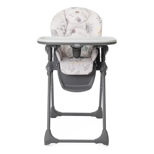 Chicco ▫️ Cadeira de refeições Polly Easy para crianças dos 6 aos 36 meses, com altura ajustável e encosto reclinável, 4 rodas, dobrável de forma compacta, tabuleiro removível e apoio para os pés ajustável, 6-36 meses 2