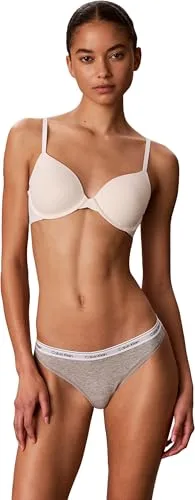 Calvin Klein ▫️ Women's, Tanga, embalagem de 3 unidades LV00QD5209, Tanga, Preto/Cinzento Mesclado/Pele de Cobra Marmorizada, Tamanho S, S 2