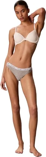 Calvin Klein ▫️ Women's, Tanga, embalagem de 3 unidades LV00QD5209, Tanga, Preto/Cinzento Mesclado/Pele de Cobra Marmorizada, Tamanho S, S 4