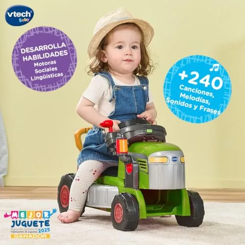 VTech ▫️ Trator e cortador de relva conversível 3 em 1 para bebés, brinquedo para maiores de 1 ano 2