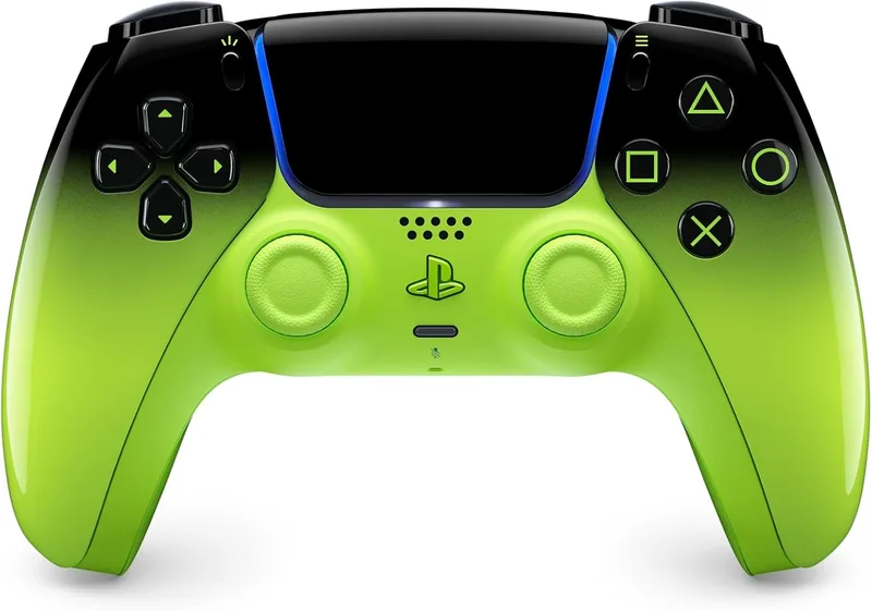 Playstation ▫️ Comando sem fios DualSense® : Coleção Hyperpop - Verde Remix