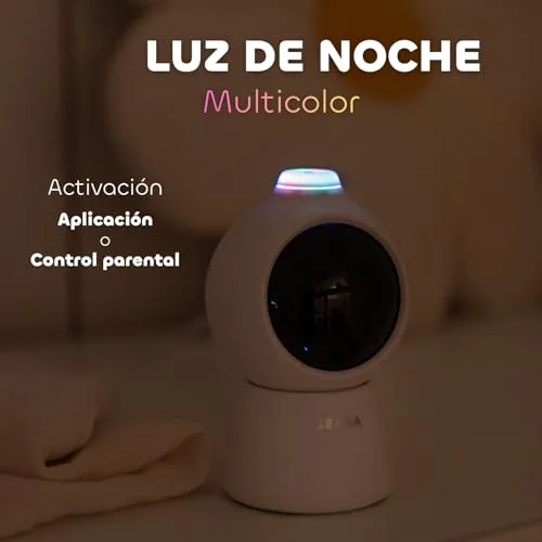 Béaba ▫️ Zen Smart AI – Câmara adicional para monitorização de bebés com vídeo 360°, Full QHD 4 MP, inteligência artificial, deteção de rotação, visão noturna, aplicação móvel, walkie-talkie, VOX, luz noturna 6