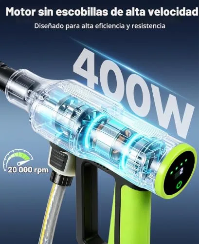 PoolLeader ▫️ Hidrolavadora a bateria de alta pressão, sem escova – Hidrolavadora portátil 2