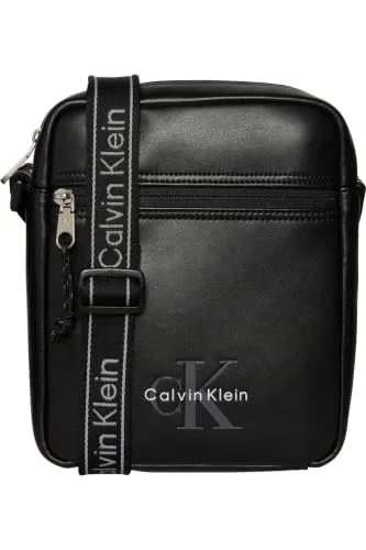 Calvin Klein ▫️ Bold Logo Webbing Reporter Lv04d3418g - Mala crossover para homem 4
