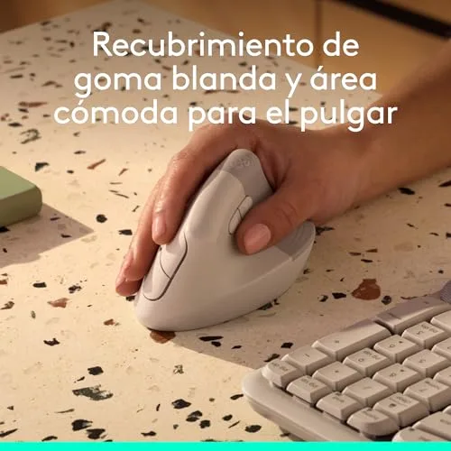 Logitech ▫️ Rato ergonómico vertical Lift, sem fios, Bluetooth ou recetor Logi Bolt USB, cliques silenciosos, 4 botões, compatível com Windows/macOS/iPadOS, portátil, PC - Arena 2