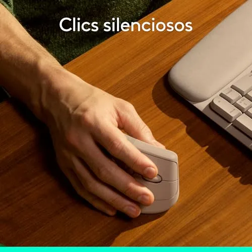 Logitech ▫️ Rato ergonómico vertical Lift, sem fios, Bluetooth ou recetor Logi Bolt USB, cliques silenciosos, 4 botões, compatível com Windows/macOS/iPadOS, portátil, PC - Arena 7