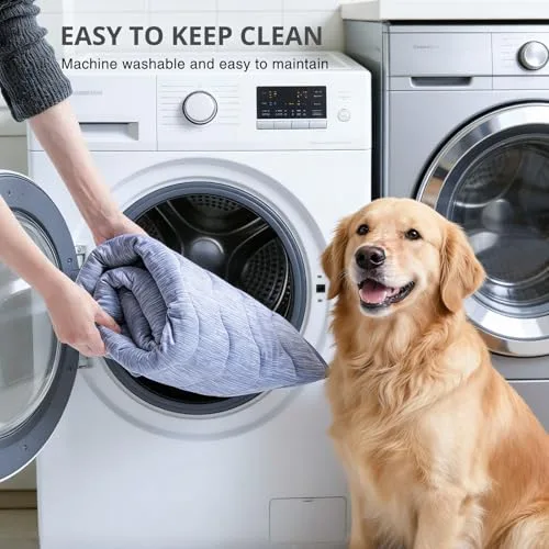APPKER ▫️ Tapete refrescante para cães, tapete de refrigeração de dupla face para animais de estimação, 70 x 48 cm, fibra de refrigeração Arc Chill & Q-MAX 0,45, para sofá e carro, manta de verão 7
