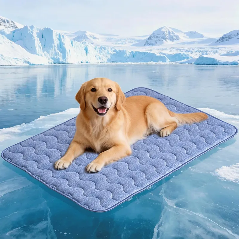 APPKER ▫️ Tapete refrescante para cães, tapete de refrigeração de dupla face para animais de estimação, 70 x 48 cm, fibra de refrigeração Arc Chill & Q-MAX 0,45, para sofá e carro, manta de verão