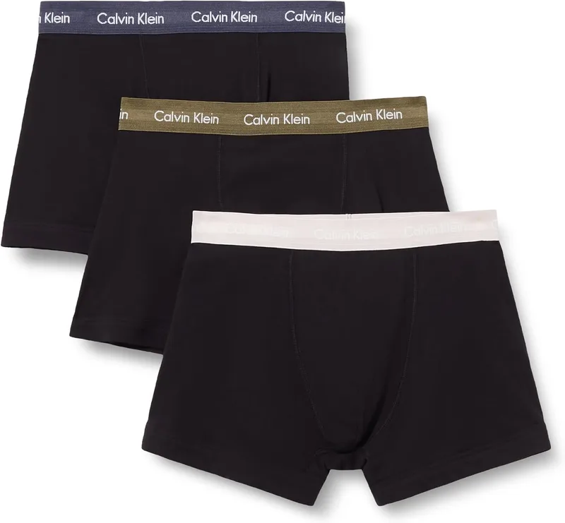 Calvin Klein ▫️ Calcinha de banho de cintura baixa, embalagem de 3 unidades
