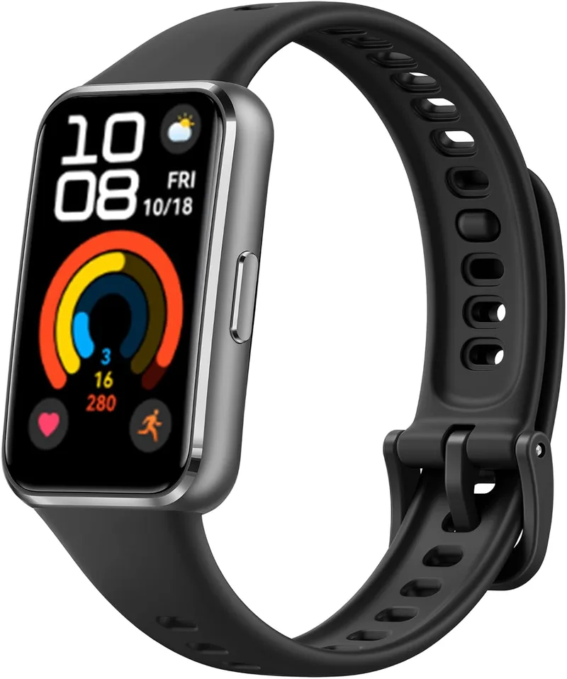HUAWEI ▫️ Band 11 Smartwatch, ecrã AMOLED de 1,62″ com 1500 nits, compatível com Android e iOS, Preto | Monitorização da frequência cardíaca e da saturação de oxigénio (SPO₂), monitorização de atividade com autonomia até 14 dias, bem-estar emocional, resistência à água, Bluetooth