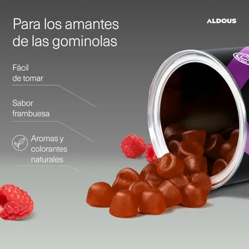 Aldous Bio ▫️ 120 Gominolas de Colagénio + Magnésio, Ácido Hialurónico e Coenzima Q10 - Energia 4