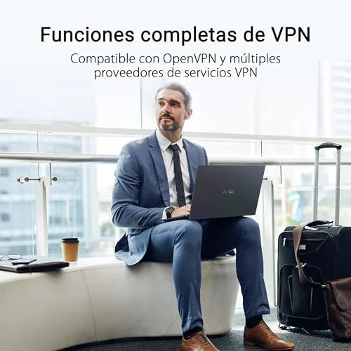 ASUS ▫️ RT-AX50 Go - Router de viagem Wi-Fi 6 de banda dupla 5