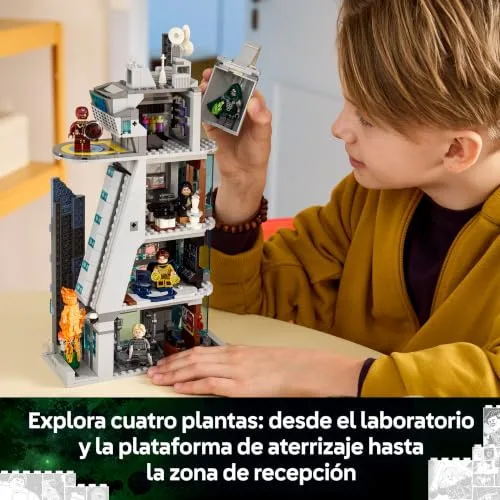LEGO ▫️ Marvel Nova Torre dos Vingadores de «Avengers: Doomsday» – Conjunto de brinquedos de super-heróis com 6 minifiguras, incluindo o Doutor Doom e o Bucky Barnes – Presente para crianças e fãs adolescentes a partir dos 12 anos – 76352 4