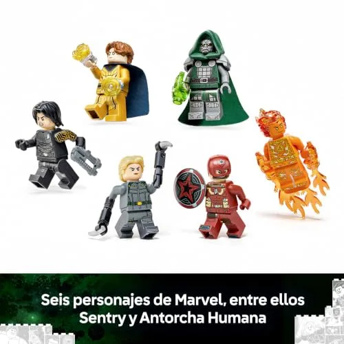 LEGO ▫️ Marvel Nova Torre dos Vingadores de «Avengers: Doomsday» – Conjunto de brinquedos de super-heróis com 6 minifiguras, incluindo o Doutor Doom e o Bucky Barnes – Presente para crianças e fãs adolescentes a partir dos 12 anos – 76352 5