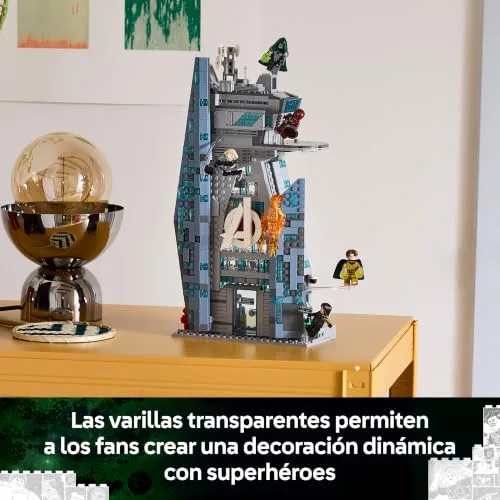 LEGO ▫️ Marvel Nova Torre dos Vingadores de «Avengers: Doomsday» – Conjunto de brinquedos de super-heróis com 6 minifiguras, incluindo o Doutor Doom e o Bucky Barnes – Presente para crianças e fãs adolescentes a partir dos 12 anos – 76352 6