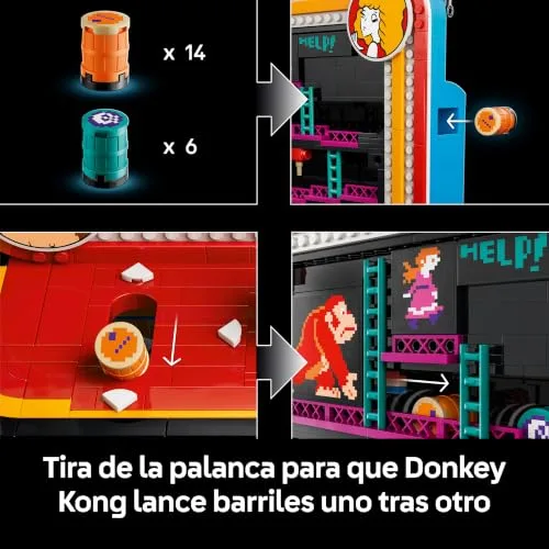 LEGO ▫️ Super Mario: Máquina de jogos Donkey Kong 72051 4
