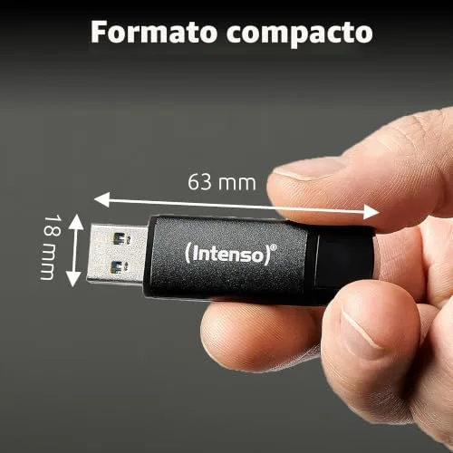 Intenso ▫️ Flex Line - Pen USB dupla de 128 GB, 3.2 Gen 1x1 com USB-C e USB-A para smartphone, tablet, computador portátil e PC, 70 MB/s, cor preta 7