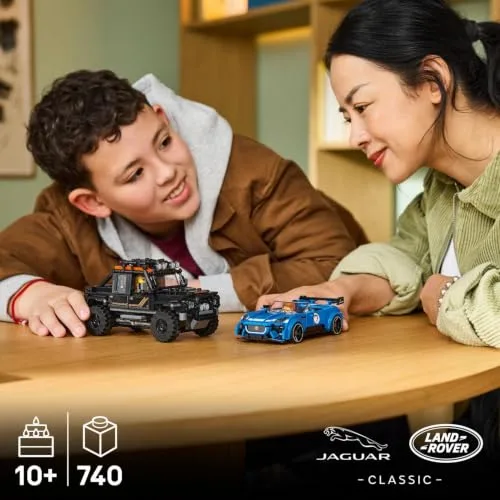 LEGO ▫️ Speed Champions Jaguar Project 7 e Land Rover Defender 77264 2