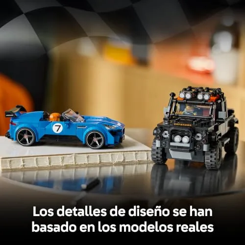 LEGO ▫️ Speed Champions Jaguar Project 7 e Land Rover Defender 77264 5