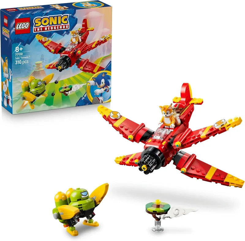 LEGO ▫️ Sonic The Hedgehog: Tornado-1 do Tails 77119