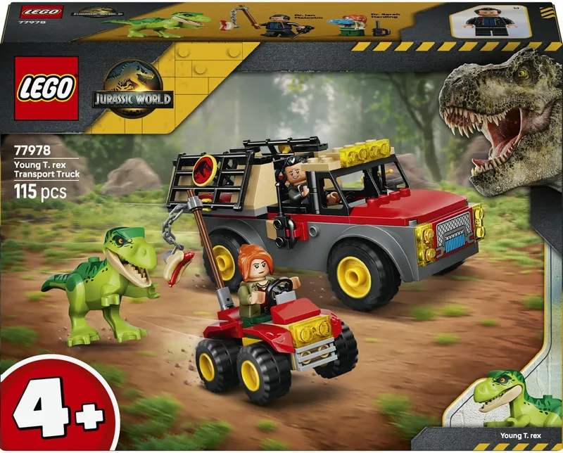 LEGO ▫️ Jurassic World Camião de Transporte do T. Rex Jovem 77978