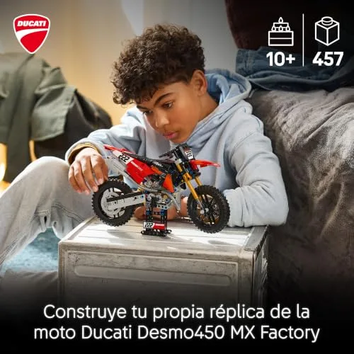 LEGO ▫️ Technic Moto Ducati Desmo450 MX Factory 42238 2