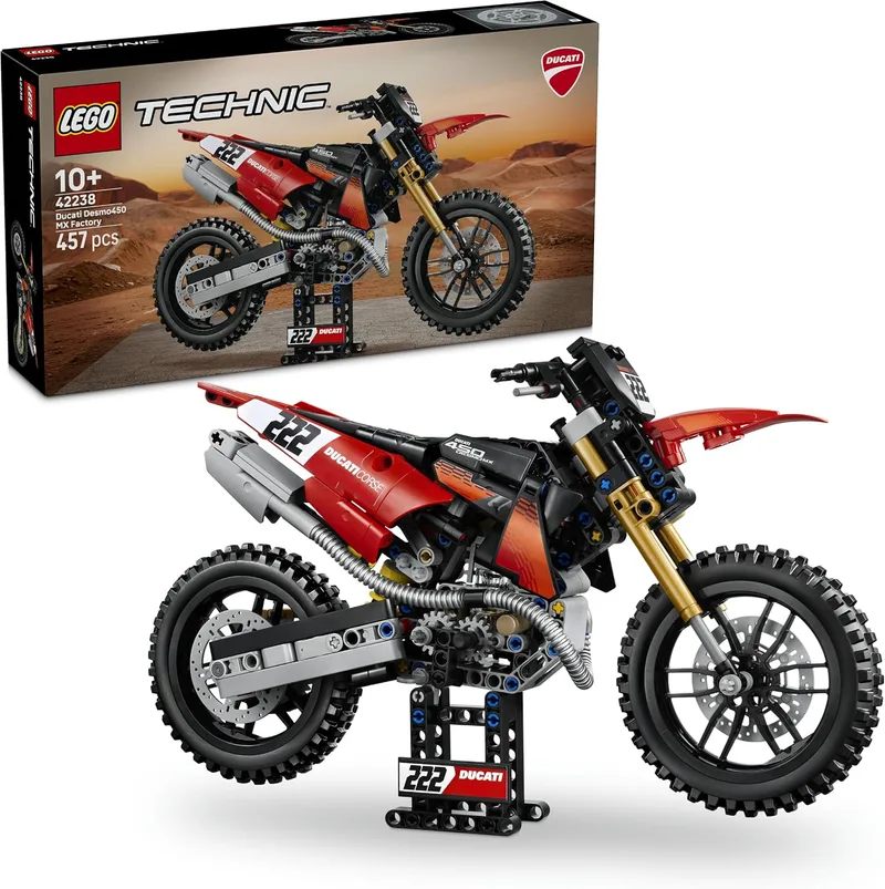LEGO ▫️ Technic Moto Ducati Desmo450 MX Factory 42238